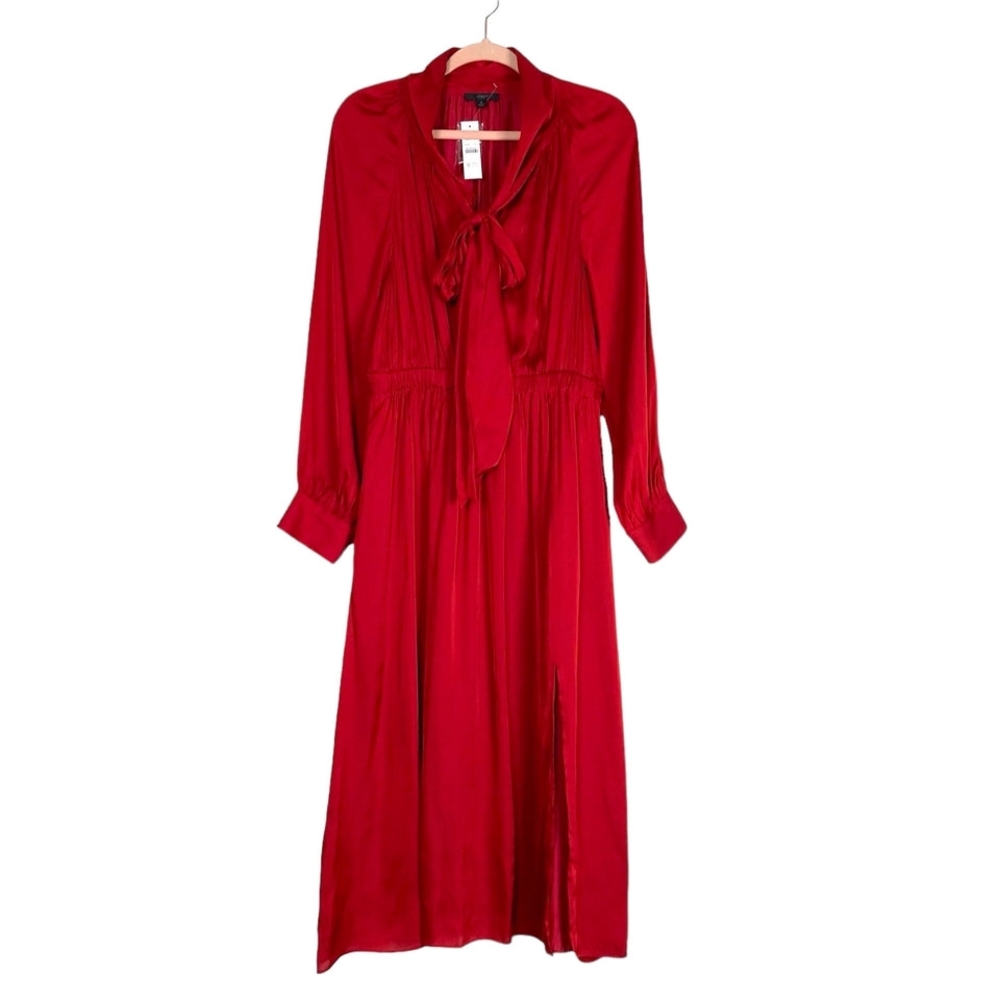 Featherweight Satin Tie Dress Jcrew Size Small